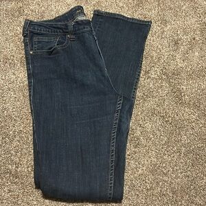 Cowgirl tuff “Just Tuff jeans” dark wash extra long‎